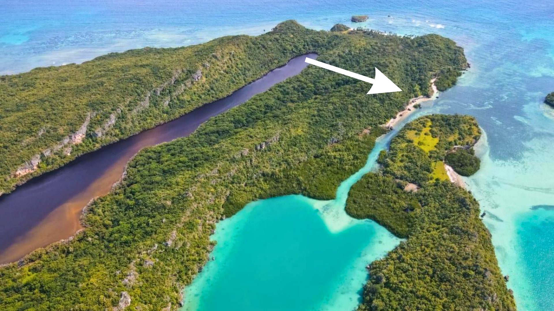 Aerial view of the 2ha parcel