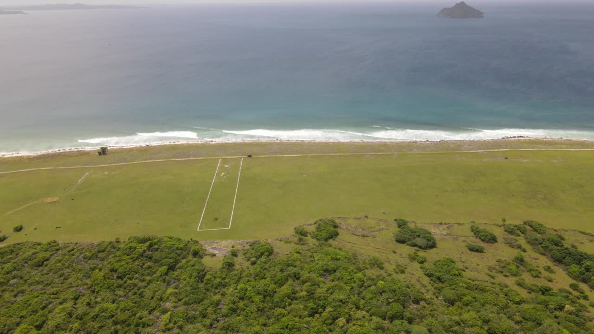 Ocean view from plot