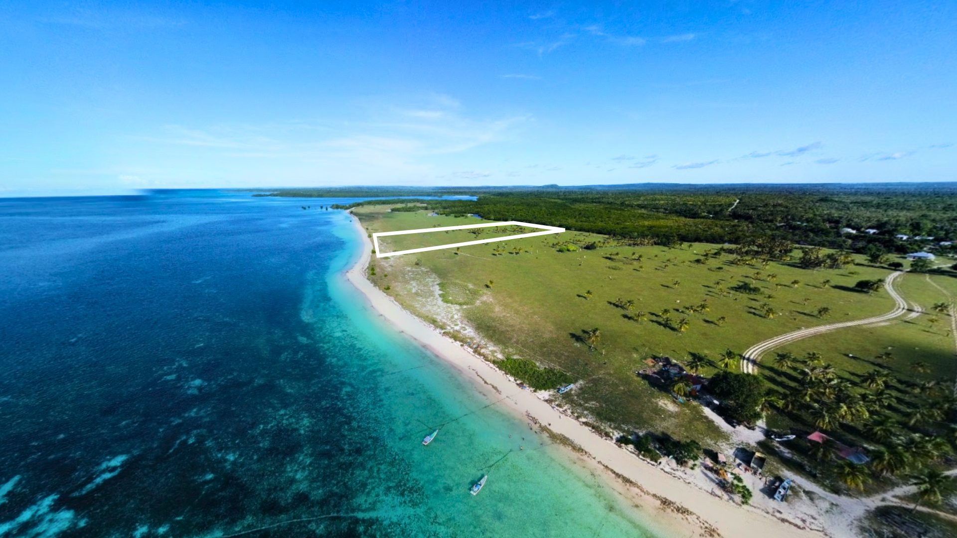 Aerial of the parcel