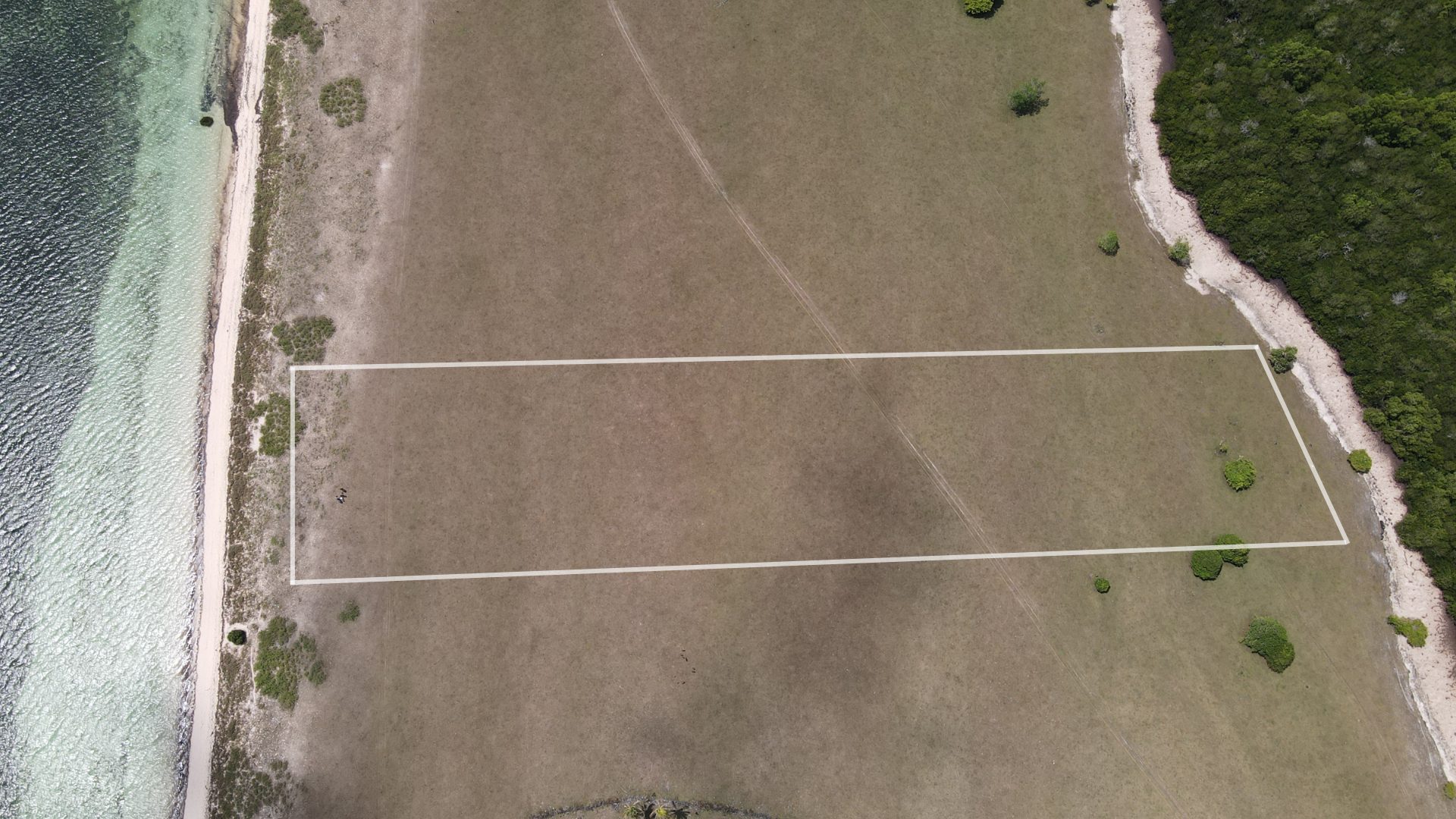 Plot boundary annotated